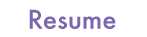 resume